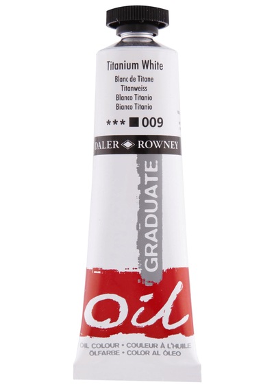 Daler&rowney Graduate Yağlı Boya 38ml Tıtanıum Whıte 09-2adetboya