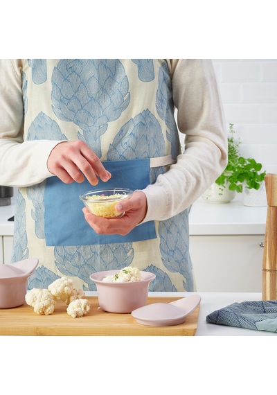 Ikea Färgklar Fırın-servis Kabı 0,2 Lt 2'li Pembe