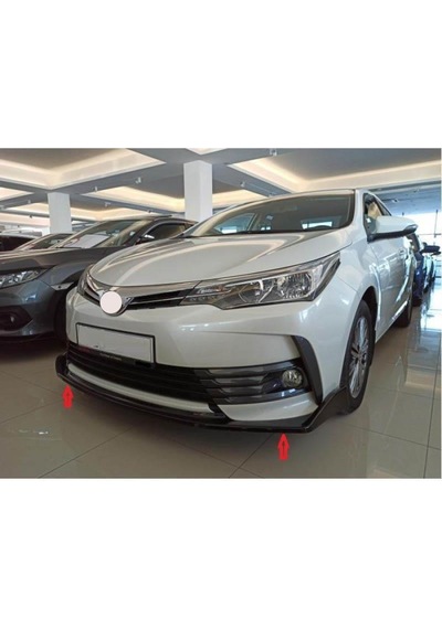 Toyota Corolla İçin Uyumlu 2016-2018 Ön Lip 3 Parça