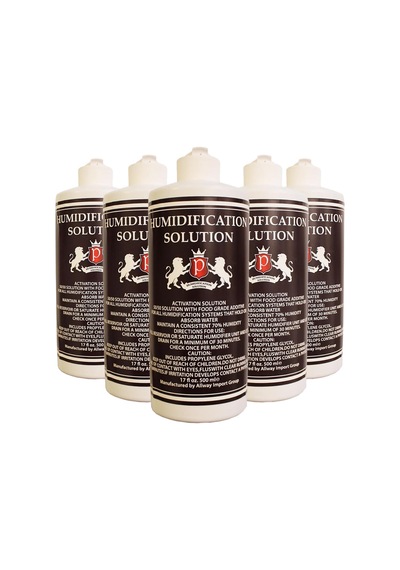 Humidor Puro Kutusu Nemlendirici %70 Saf Su Solüsyon 500ml 5'li E