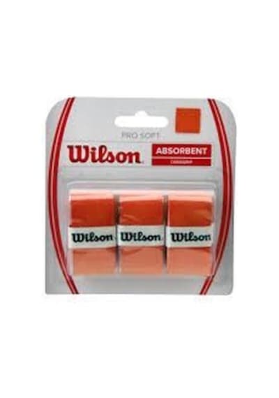 Wilson Pro Soft Absorbent 3'Lü Tenis Gribi Turuncu