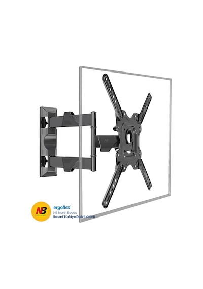 Nb Ergonomic Nb P4 Ultra Ince 32-55inch Hareketli Tv Askı Aparatı