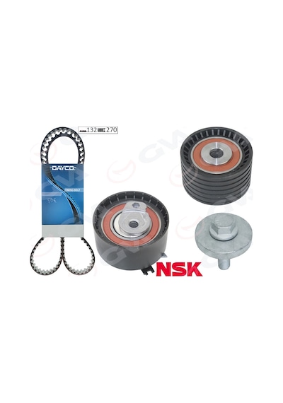 Triger - Eksantrik Kayış + Gergi Seti Logan 2004-2012 1.6 16v 77kw-105hp Gva 59t1423d 7701477014-130c17529r-130c10178r