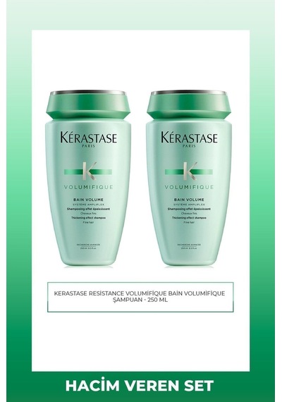Resistance Volumifique Bain Volumifique Hacim Veren Şampuan 250 Ml 2 Adet