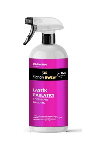 Araç Oto Lastik Parlatıcı Sprey 500ml Raven