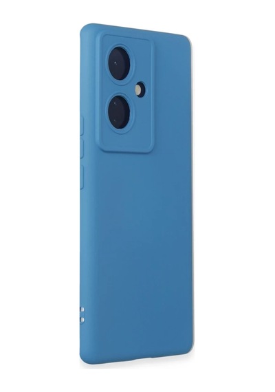 Vivo V29 Lite Uyumlu Kılıf Nano İçi Kadife Silikon - Mavi