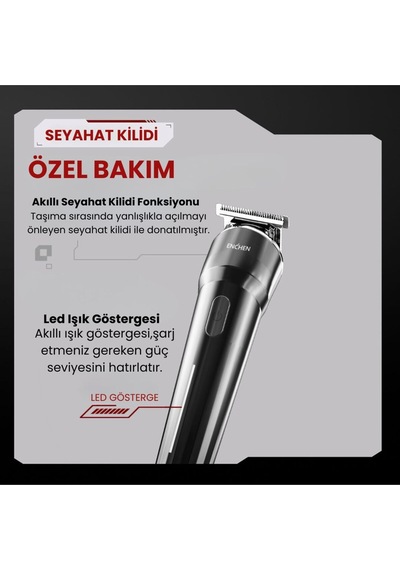 Beardo Çok Fonksiyonlu Tüm Vücut İçin Uygun Şarjlı Saç Ve Tıraş Makinesi