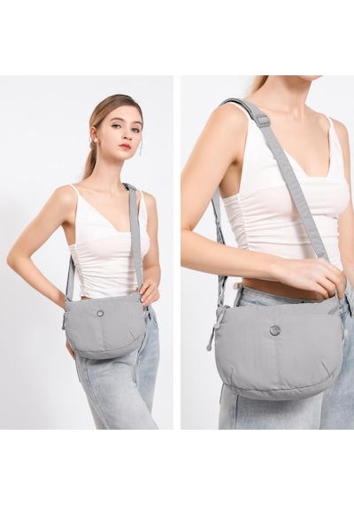 Smart Bags Mikro Poly Kumaş Postacı Kadın Çantası 3338 Mavi