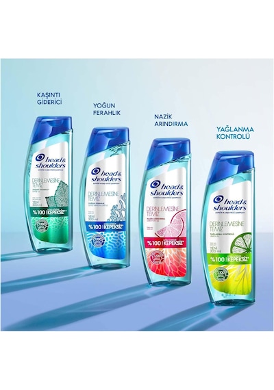 Head &amp Shoulders Derinlemesine Temizlik Şampuan Kaşıntı Giderici Nane 300 Ml