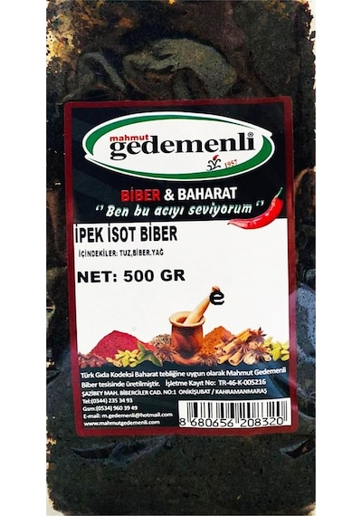Mahmut Gedemenli Maraş İsot Biber 1 KG