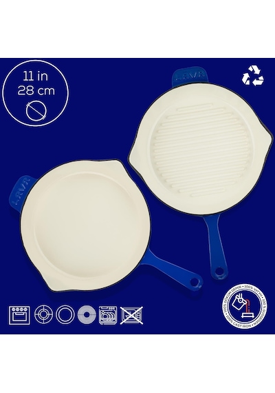 Lava Döküm 2x Edition Serisi Özel Koleksiyon Döküm Demir Tava Seti 001