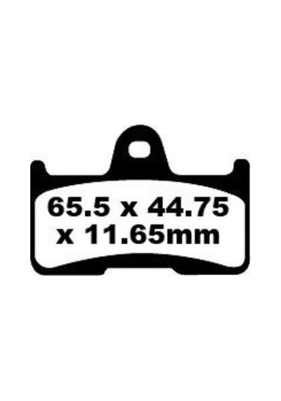 Ebc Fa344r Cf Moto Cf500 ,cf625 11-15 , Cf800 14-15 Sınter Arka Fren Balatası