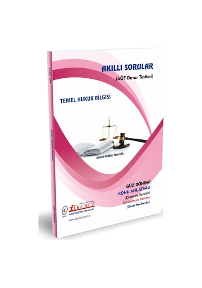 İlkumut Yayınları - Temel Hukuk Bilgisi - Konu Anlatımlı - Çözümlü Sorular
