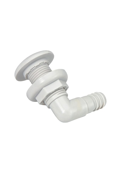 Plastik Sintine Çıkışı. Dirsekli. Tekne Ve Karavan Su Çıkış 1.1/2