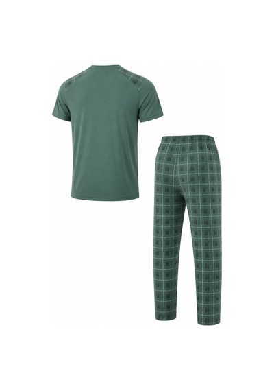 Mutlu City Erkek Rahat Kalıp Yuvarlak Yaka Kısa Kollu Pamuk Pijama Takımı 9055 Mint Yeşili Mutlu City Erkek Rahat Kalıp Yuvarlak Yaka Kısa Kollu Pamuk Pijama Takımı 9055 Mint Yeşili