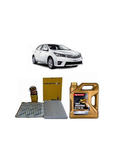 2013-2019 Toyota Corolla Uyumlu 1.33 1.6 Yağ Bakım Seti N11.198