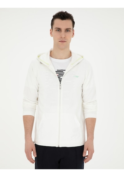Pierre Cardin Erkek Beyaz Sweatshirt 50285410-vr013 Beyaz