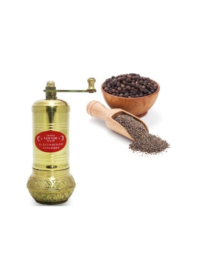 PİRİNÇ KARABİBER DEĞİRMENİ & ÖĞÜTÜCÜ 12CM
