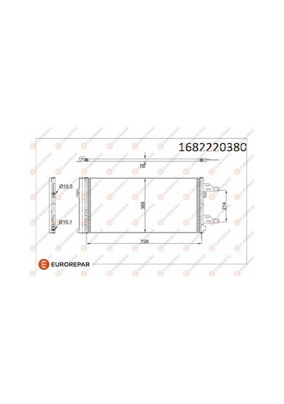 Klima Radyatörü - Fiat Ducato - Eurorepar-1682220380