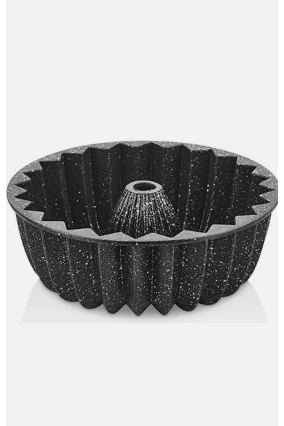 Granit Kaplama Siyah Derin Ve Geniş Kek Kalıbı 26x9 Cm Yanmaz, Yapışmaz Yüzey