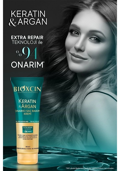 Keratin Argan Şampuan + Saç Bakım Kremi Seti Onarıcı, Parabensiz, Keratin İçerikli Tüm Saç Tipleri