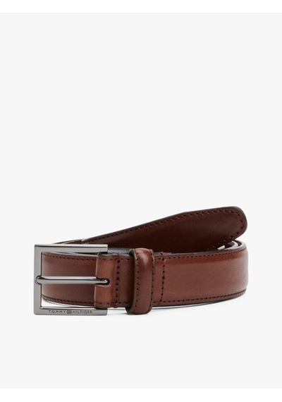 Tommy Hilfiger Hudson Leather 3.0 Erkek Kahverengi Kemer - Am0am13379 Kahverengi
