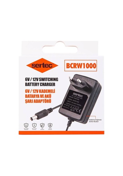 Bcrw1000 6v/12v 1a Kademeli Batarya Ve Akü Şarj Adaptörü Evimdeyokyok