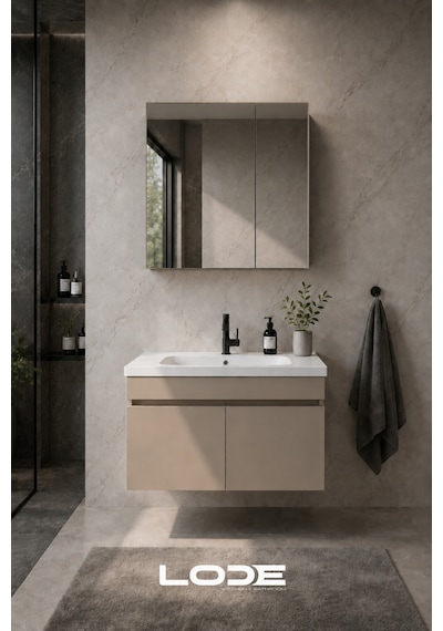 Kale Serisi Banyo Dolabı Seti Kumtaşı Banyo Alt Dolap - Aynalı Üst Dolap Cerastyle Frame Lavabolu, Lavabo-aynalı Üst Dolap Dahil Kumtaşı Kale Serisi Banyo Dolabı Seti Kumtaşı Banyo Alt Dolap - Aynalı Üst Dolap Cerastyle Frame Lavabolu, Lavabo-aynalı Üst Dolap Dahil Kumtaşı