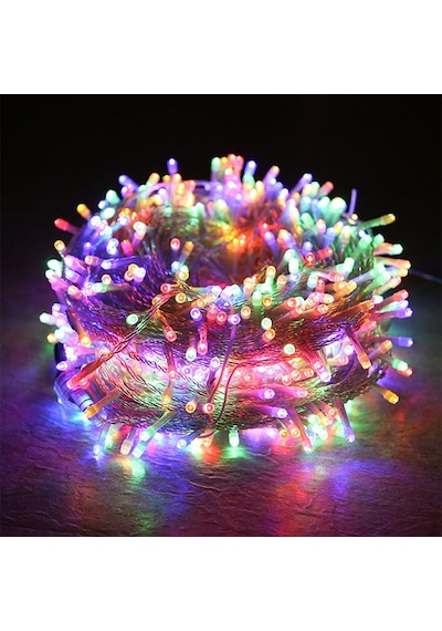 Ledon Ld-0012rgb Animasyonlu 10 Metre Eklenebilir Rgb Top Yılbaşı Led Işık