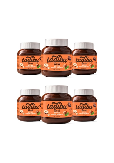 Abdurrahman Tatlıcı Tadıbu Bitter Kakaolu Fındık Ezmesi 6 x 330 G
