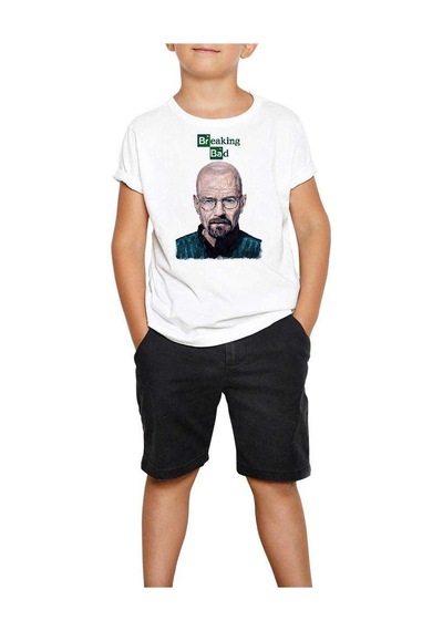 Zepplin Giyim Breaking Bad Remember My Name Beyaz Çocuk Tişört