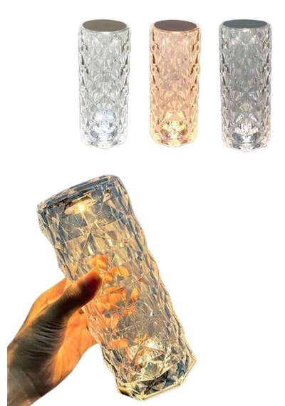 Yeni Nesil Modern Kristal Masa Ve Gece Lambası Dokunmatik Renk Değiştirebilen Diğer 34524428