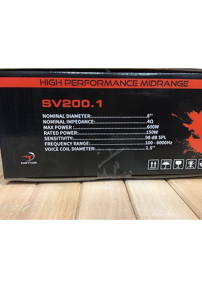 Dator 20 Cm Midrange Sv200.1 300 Rms 1200 W