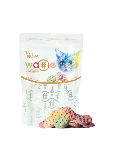 Ranova Kediler İçin Dondurularak Kurutulmuş Etli Waffle 60 Gr