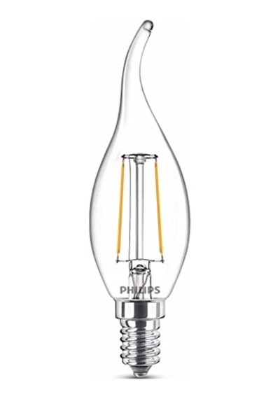 Philips Led Classic 25w Ba35 E14 Ww Cl Dim Edilmez Sarı Işık Filament Ampul