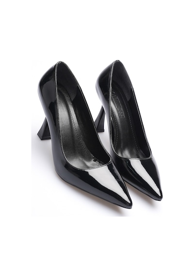 Esatsani Siyah Rugan Sivri Burun Trax Stiletto 9 Cm Topuk Kadın Ayakkabı Siyah Rugan Esatsani Siyah Rugan Sivri Burun Trax Stiletto 9 Cm Topuk Kadın Ayakkabı Siyah Rugan