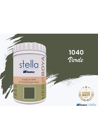 Stella Su Bazlı Saf Akrilik Boya 1 Litre Diğer