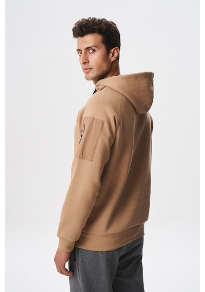 AR-MA Arma Erkek Regular Fit Koldan Cepli Kapşonlu Sweatshirt 001