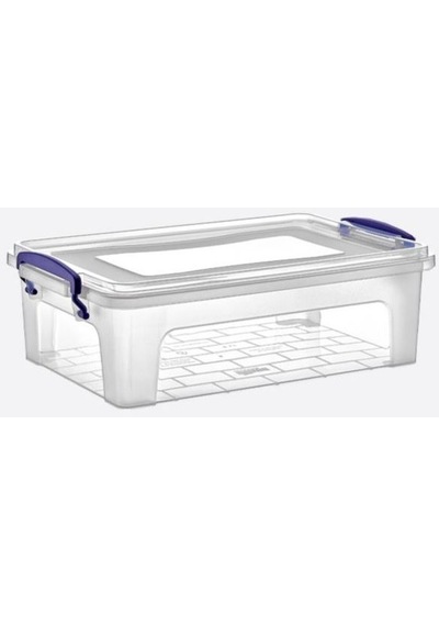 6 Lt. Clear Box Saklama Kabı-355 X 231 X 113-30154 Çok Renkli