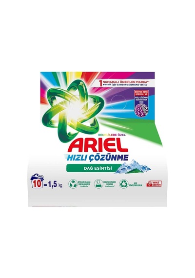 4 Adet Ariel Çamaşır Deterjanı 1.5 Kg Renkliler İçin Diğer