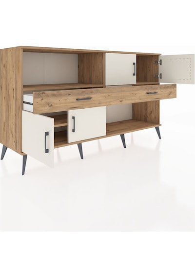 Hyperion Konsol 3 Raflı 2 Çekmeceli 4 Kapaklı 176x44x99 Çam-aytaşı/çam Atlas Çam/aytası - Atlas Çam Hyperion Konsol 3 Raflı 2 Çekmeceli 4 Kapaklı 176x44x99 Çam-aytaşı/çam Atlas Çam/aytası - Atlas Çam