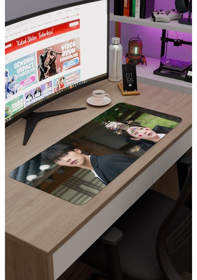 Mr Plankton K Drama Kdrama V1 70x30 Xl Gaming Kauçuk Kaymaz Taban Mouse Pad Fare Altlığı