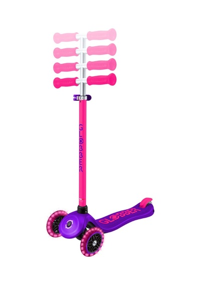 Globber Primo Plus Işıklı Scooter - Neon Pembe