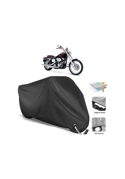 Dyna Wide Glide Fxdwgı Motor Branda(Kilit Uyumlu-Siyah (457267293)