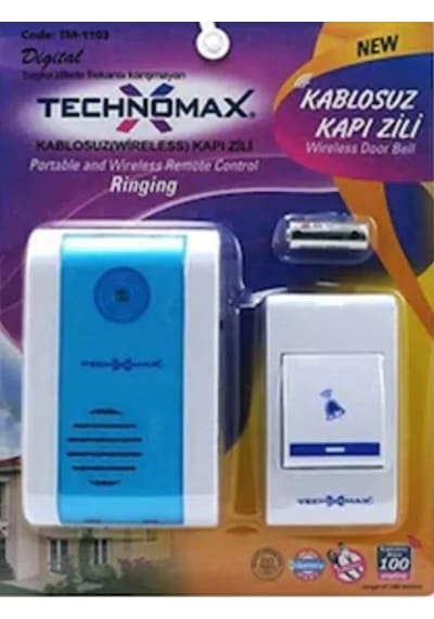 Kablosuz 100 Mt Mesafeli Kapı Zili Lisinya