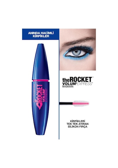 Maybelline New York Volum Express Rocket Maskara Siyah
