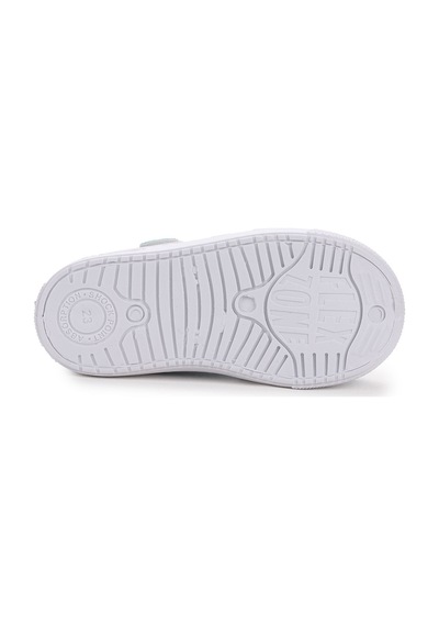 Sanbe 401 V 014 Cırtlı Erkek Bebek Keten Sandalet Mavi