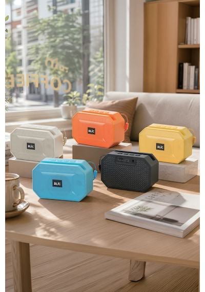 Blic Bls-89 Bluetooth 5.4 Taşınabilir Hoparlör Mavi 6w Rms, Telefon Standlı, Usb Ve Tf Kart Destekli