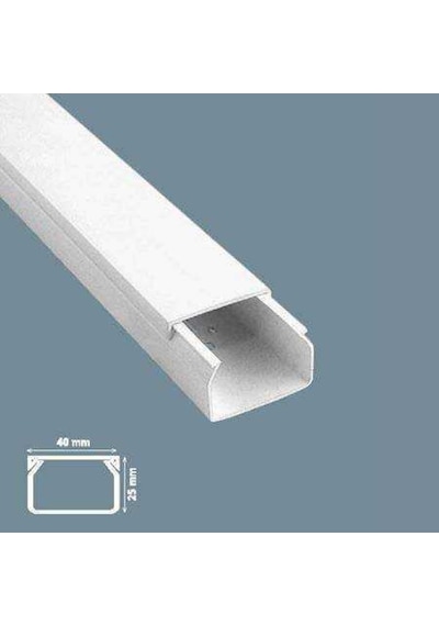 Mutlusan 40X25 Mm Kablo Kanalı Canalex (Yapışkan Bantlı)