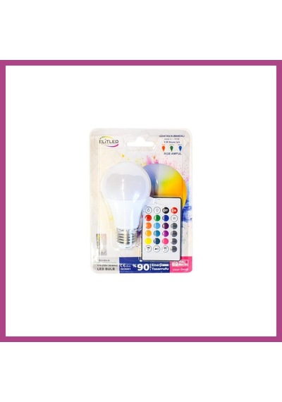 Gees Global 9w Kumandalı Beyaz+rgb Led Ampul 1 Adet Gbzs